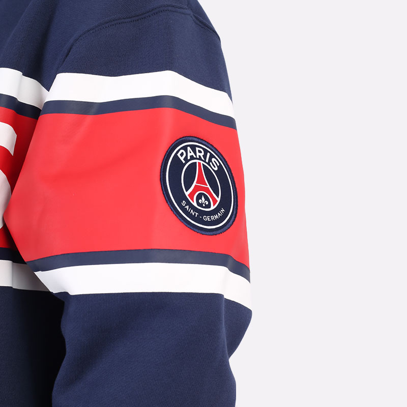 Мужская толстовка Jordan Paris Saint-Germain Fleece Full-Zip (DB6481-410)  - цена, описание, фото 3